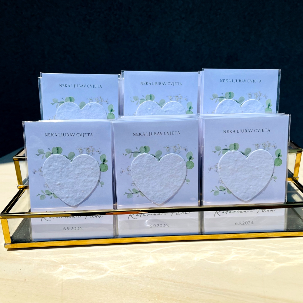 Zahvalnica sa sjemenkama 68x97 mm A02 - Slika 3