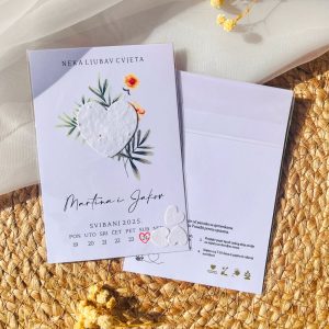 Zahvalnica sa sjemenkama Maxi A04